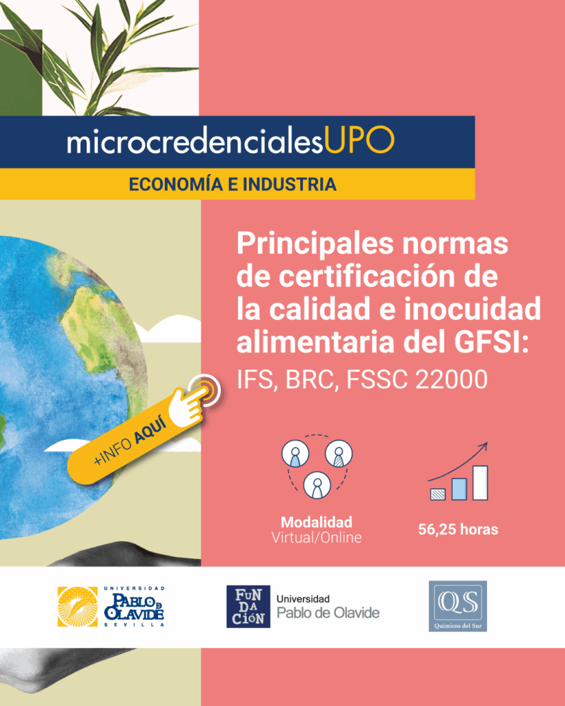 Curso: Principales normas de certificación de la calidad e inocuidad alimentaria del GFSI: IFS, BRC, FSSC 22000