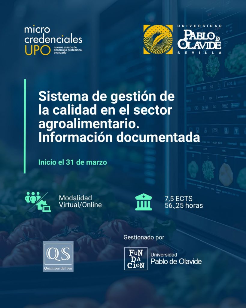 Curso: Sistema de gestión de la calidad en el sector agroalimentario. Información documentada