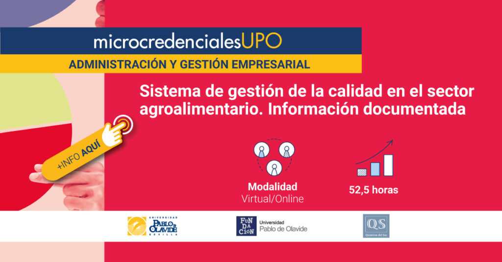Curso: Sistema de gestión de la calidad en el sector agroalimentario. Información documentada