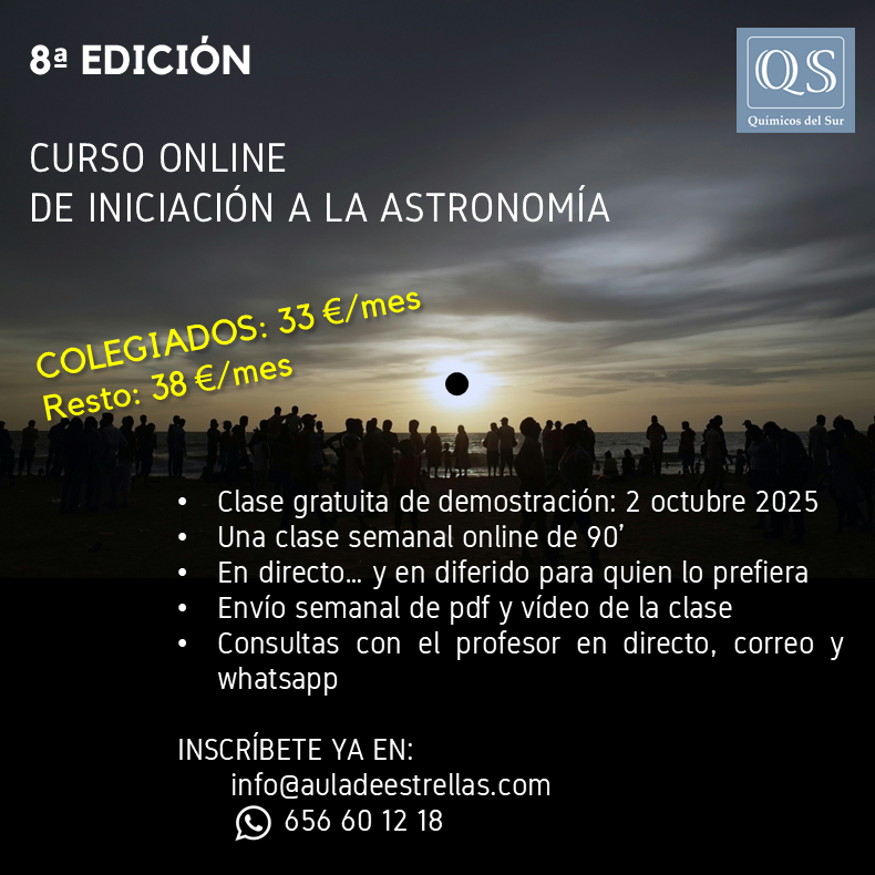 Curso Online de Iniciación a la Astronomía 2025 – 2026