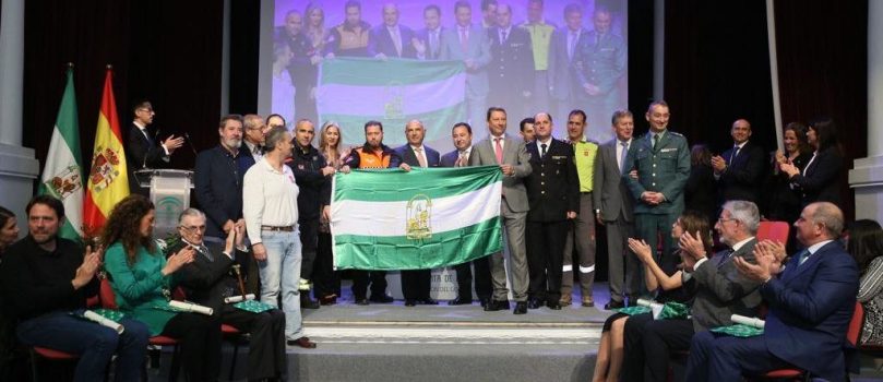 Entrega de las Banderas de Andalucía de Sevilla 2019 en la Fundación Cajasol